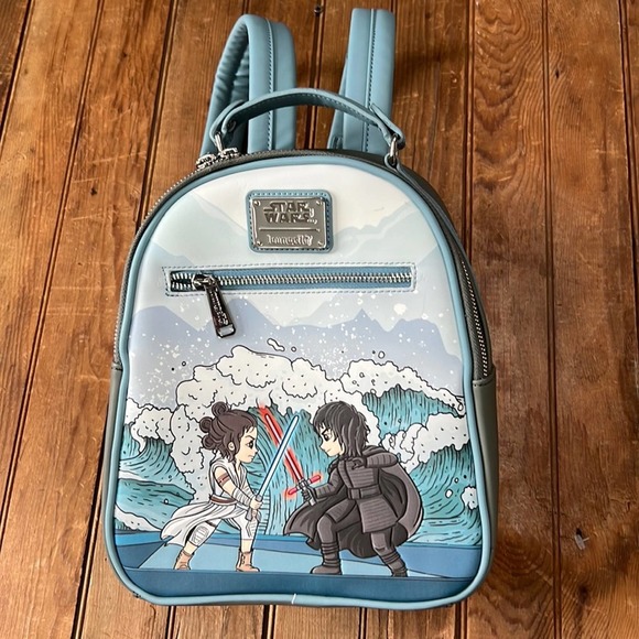 Loungefly Handbags - Loungefly mini backpack Star Wars Kylo Ren and Rey